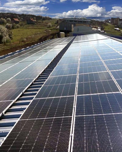 SP Solar solarni paneli - projekat 120kW solarni paneli Zn Shine Voce Promet Vranje