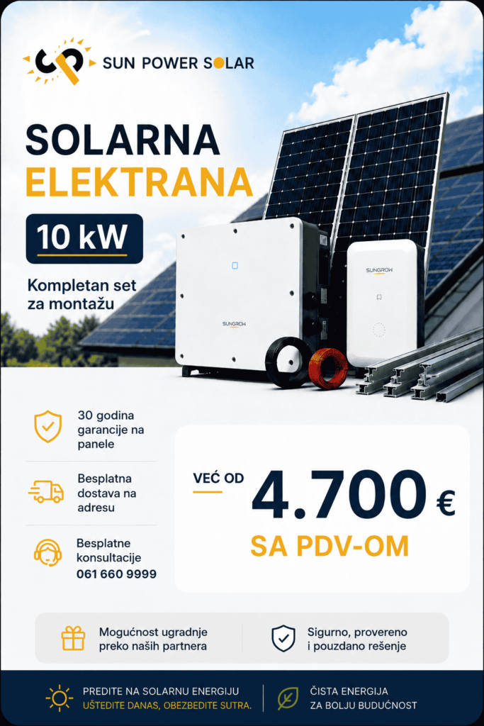 solarna elektrana 10kw akcija